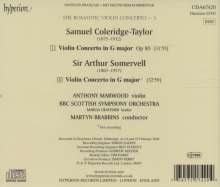 Arthur Somervell (1863-1937): Violinkonzert g-moll, CD