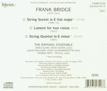 Frank Bridge (1879-1941): Streichsextett, CD