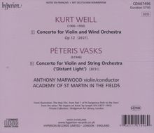 Kurt Weill (1900-1950): Konzert für Violine &amp; Bläser op.12, CD