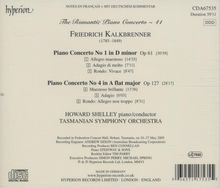 Friedrich Kalkbrenner (1785-1849): Klavierkonzerte Nr.1 &amp; 4 (d-moll op.61 &amp; As-Dur op.147), CD