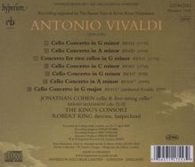 Antonio Vivaldi (1678-1741): Cellokonzerte RV 401,415-418,420, CD