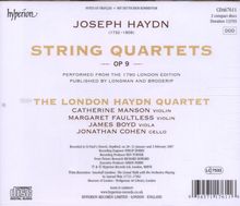 Joseph Haydn (1732-1809): Streichquartette Nr.19-24 (op.9 Nr.1-6), 2 CDs