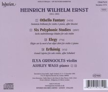 Heinrich Wilhelm Ernst (1814-1865): 6 Mehrstimmige Etüden für Violine solo, CD