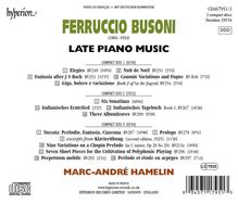 Ferruccio Busoni (1866-1924): Die späten Klavierwerke, 3 CDs