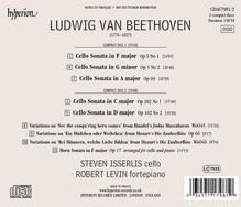 Ludwig van Beethoven (1770-1827): Cellosonaten Nr.1-5, 2 CDs