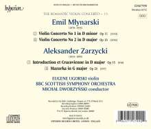 Emil Mlynarski (1870-1935): Violinkonzerte Nr.1 &amp; 2, CD