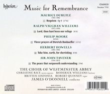 Westminster Abbey Choir - Music for Remembrance, CD