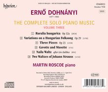 Ernst von Dohnanyi (1877-1960): Klavierwerke Vol.3, CD