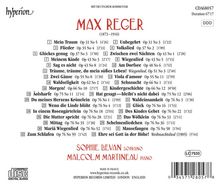 Max Reger (1873-1916): Lieder, CD