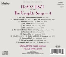 Franz Liszt (1811-1886): Sämtliche Lieder Vol.4, CD