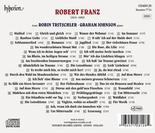 Robert Franz (1815-1892): Lieder, CD