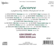 Alban Gerhardt - Rostropovich Encores, CD