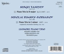 Serge Tanejew (1856-1915): Klaviertrio op.22, CD