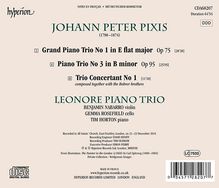 Johann Peter Pixis (1788-1874): Klaviertrios Nr.1 Es-Dur op.75 &amp; Nr.3 h-moll op.95, CD