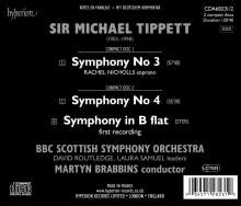 Michael Tippett (1905-1998): Symphonien Nr.3 &amp; 4, 2 CDs