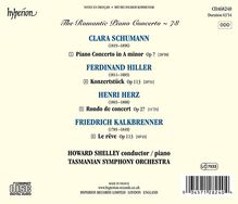 Clara Schumann (1819-1896): Klavierkonzert Nr.1 op.7, CD