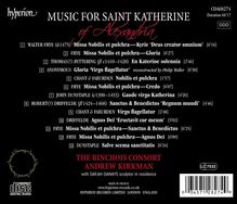 Binchois Consort - Music For Saint Katherine, CD