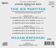 Johann Sebastian Bach (1685-1750): Partiten BWV 825-830, 2 CDs
