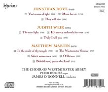 Westminster Abbey Choir - Dove/ Weir/ Martin, CD