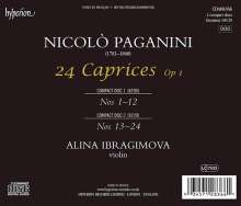 Niccolo Paganini (1782-1840): Capricen op.1 Nr.1-24 für Violine solo, 2 CDs