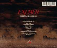 Exumer: Hostile Defiance, CD