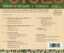 Tarik O'Regan (geb. 1978): Chorwerke, CD
