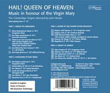 Cambridge Singers - Hail! Queen of Heaven, CD