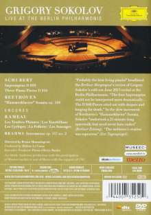 Grigory Sokolov - Live at the Berlin Philharmonie, DVD
