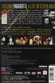 Luciano Pavarotti - A Live in Seven Arias, DVD
