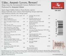Udite, Amanti: Lovers, Beware!  - Music from the Seventeenth-Century Barberini Courts, CD
