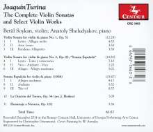 Joaquin Turina (1882-1949): Violinsonaten Nr.1 &amp; 2 (op.51 &amp; 82), CD