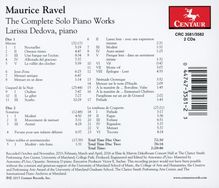 Maurice Ravel (1875-1937): Klavierwerke (Gesamtaufnahme), 2 CDs