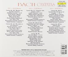 Johann Sebastian Bach (1685-1750): Kantate BWV 80,202,203,204,209,211,212, 3 CDs