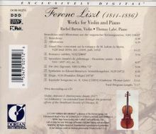 Franz Liszt (1811-1886): Sämtliche Werke f.Violine &amp; Klavier 1, CD