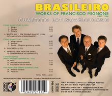 Francisco Mignone (1897-1986): Streichquartette Nr.1 &amp; 2, CD