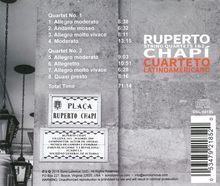 Ruperto Chapi (1851-1909): Streichquartette Nr.1 &amp; 2, CD