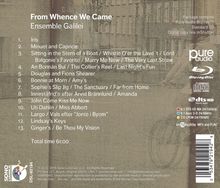 Ensemble Galilei - From Whence We Came, 1 Blu-ray Audio und 1 CD