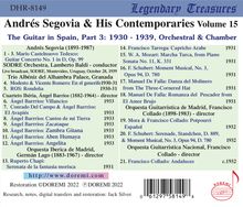 Segovia and his Contemporaries Vol.15, CD