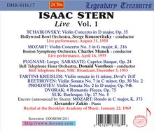 Isaac Stern - Live Vol.1, CD