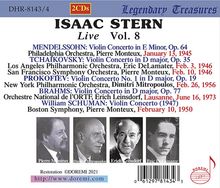 Isaac Stern - Live Vol.8, 2 CDs