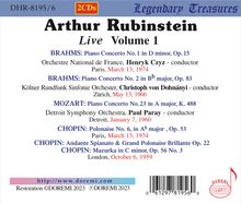 Arthur Rubinstein - Legendary Treasures Live Vol.1, 2 CDs