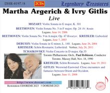 Ivry Gitlis &amp; Martha Argerich - Legendary Treasures Live, 2 CDs