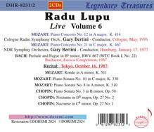 Radu Lupu - Live Vol.6, 2 CDs