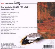 Tete Montoliu (1933-1997): Songs For Love (24Bit Master Edition), CD