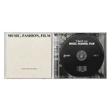 Aufschrift: "MUSIC, FASHION, FILM". CD enthält Trackliste. Rechtes Cover: Charli xcx und Logo von Atlantic.