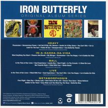 Iron Butterfly: Original Album Series, 5 CDs