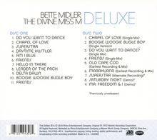 Bette Midler: The Divine Miss M (Deluxe-Edition) (Remastered &amp; Expanded), 2 CDs