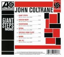 John Coltrane (1926-1967): Giant Steps (Mono), CD