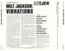 Milt Jackson (1923-1999): Vibrations, CD
