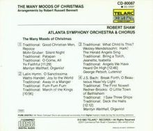 Robert Shaw (1916-1999): Many Moods Of Christmas, CD